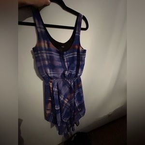 High-low Aqua purple dress size Small